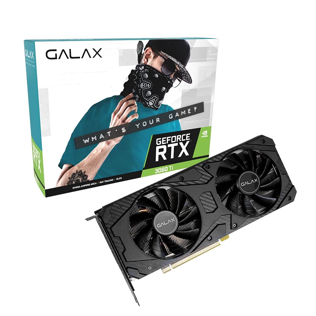 Galax Graphic Card RTX 3060 TI 8GB (1-Click OC) Black Galax Graphic Card RTX 3060 TI 8GB (1-Click OC) Black